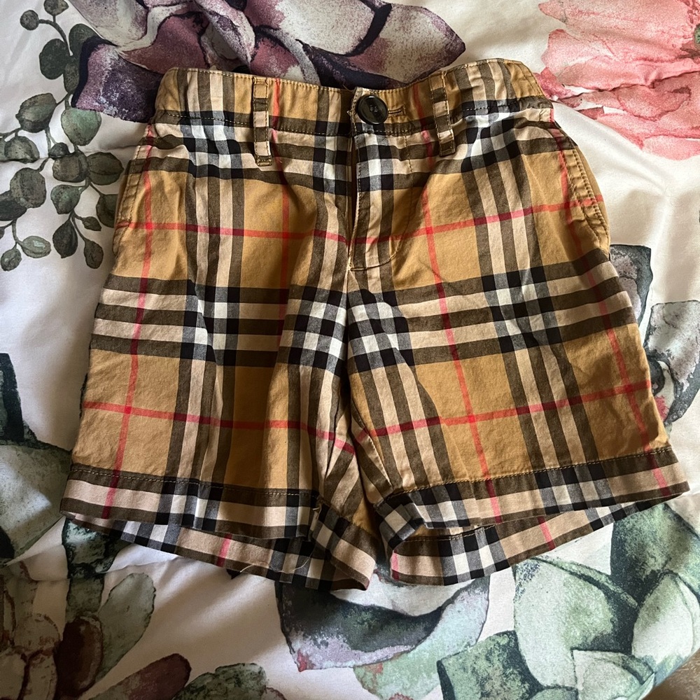 Burberry Plaid Shorts